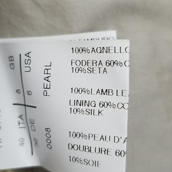 Rick Owens Biker Leather Blistered Sleeveless Vest In Pearl Size 6 - Picture 15 of 15